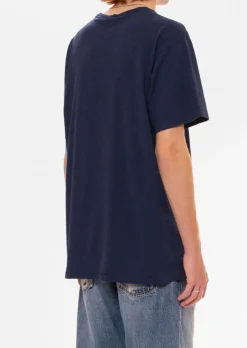 T-shirt en coton bio | bleu marine 