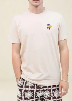 T-shirt en coton bio | écru "ecosystem"