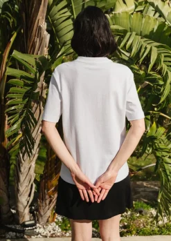 T-shirt en coton bio et recyclé | blanc 