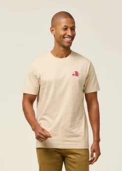 T-shirt en coton bio l crème "local brewery"