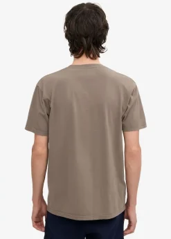 T-shirt en coton bio | marron 