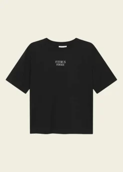 T-shirt en coton bio | noir 
