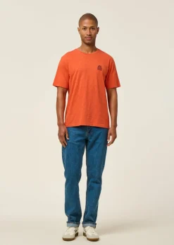 T-shirt en coton bio | orange 