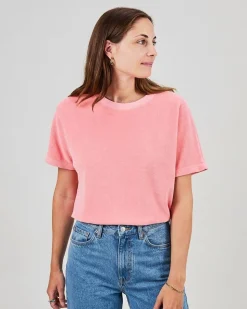 T-shirt en coton bio | pêche 