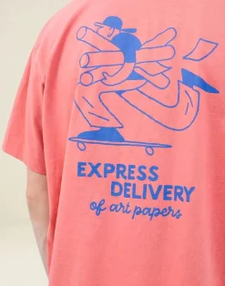 T-shirt en coton bio | rose "cruiser"