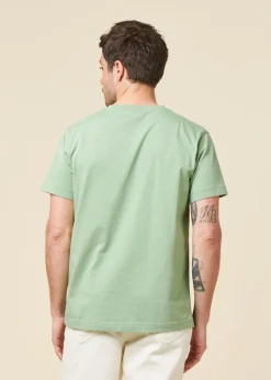 T-shirt en coton bio | vert sauge
