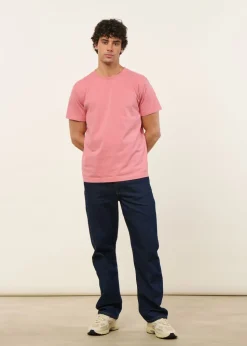 T-shirt en coton bio | vieux rose