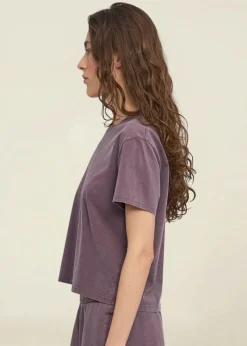 T-shirt en coton bio | violet 