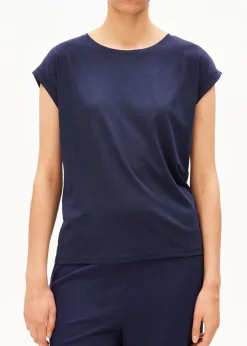 T-shirt en tencel | marine 