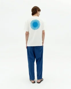 T-shirt imprimé en coton bio | blanc 