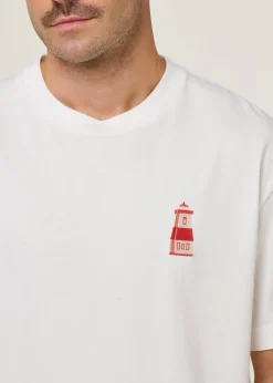 T-shirt oversize en coton bio | blanc 
