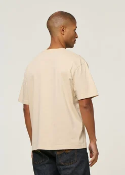 T-shirt oversize en coton bio | beige "t-shirt japo25 creme - cream"