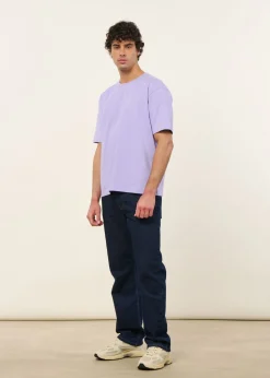 T-shirt oversize en coton bio | lilas