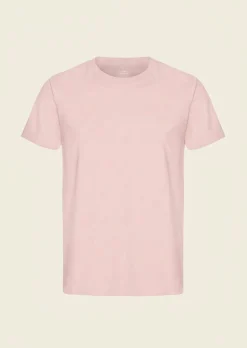 T-shirt rose en coton bio | faded pink