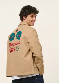 Veste canva en coton bio | beige 