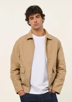 Veste canva en coton bio | beige 