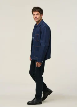 Veste denim workwear en coton bio | 