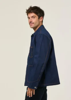 Veste denim workwear en coton bio | 