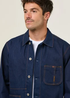 Veste denim workwear en coton bio | 
