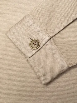 Veste de travail en coton bio | taupe 