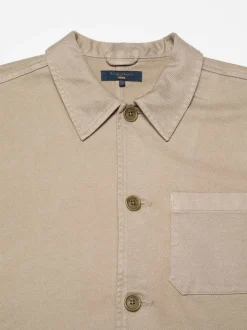 Veste de travail en coton bio | taupe 