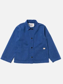 Veste en coton bio | bleu 