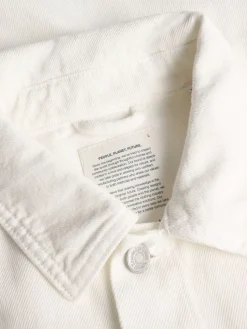 Veste en coton bio | écru "twill workwear jacket - egret"