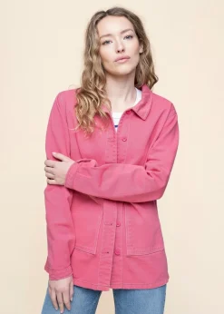 Veste en coton bio | rose 