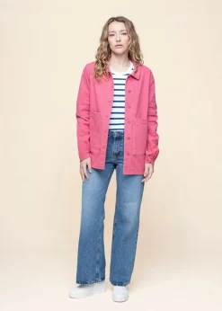 Veste en coton bio | rose 