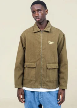 Veste en coton bio | vert "jacket barry signature"