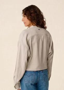 Veste en ecovero | beige "elene"