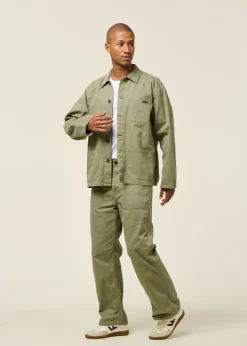 Veste légère en coton bio | vert 