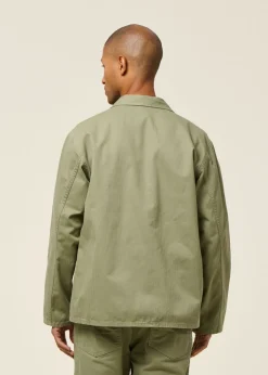 Veste légère en coton bio | vert 