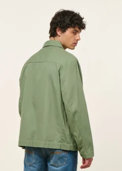 Veste légère en coton bio | vert 
