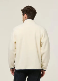 Veste polaire en matière recyclée | écru "goxo - cream"