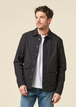 Veste ripstop en coton biologique | noir 