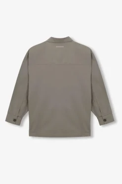 Veste style workwear en coton bio | oversized work jacket wr - olive