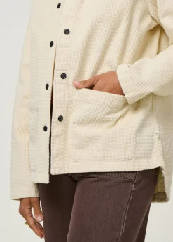 Veste velours en coton bio | écru 